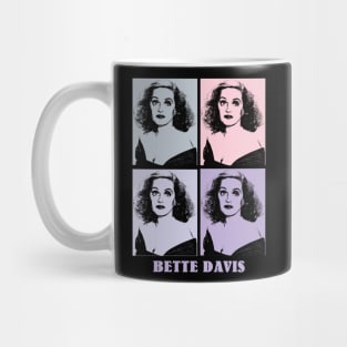 Bette Davis 1980s Pop Art Mug